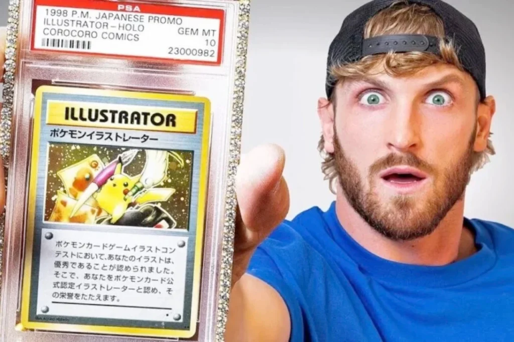 Influencer Logan Paul ora a Jesús en vivo antes de vender su carta Pokémon récord por más de 16 millones de dólares
